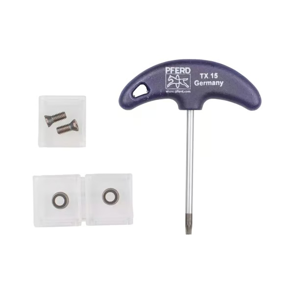 Picture of Pferd 2" Aluminumaster Servise Set - Torx Key, 2 Screws, 2 HICOAT® Inserts